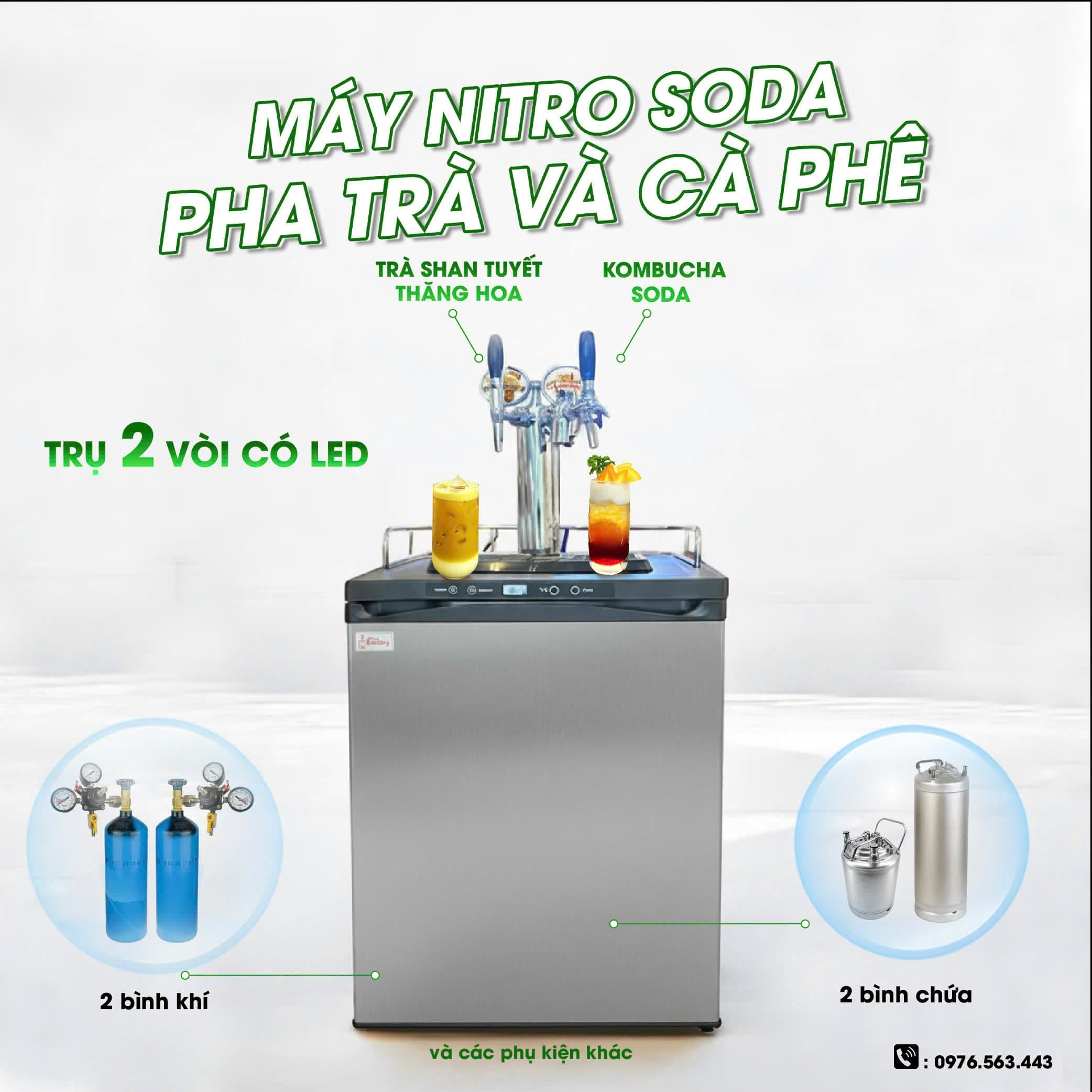 Bảng giá máy Nitro Soda 2 vòi