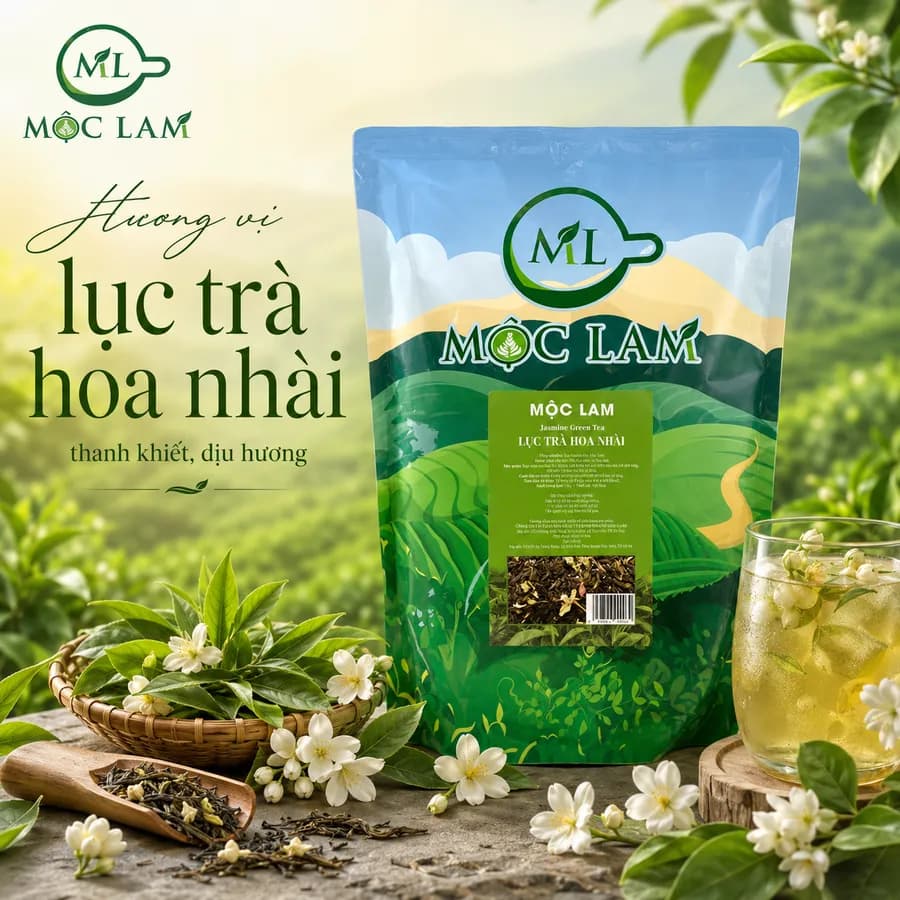 Lục Trà Nhài Mộc Lam