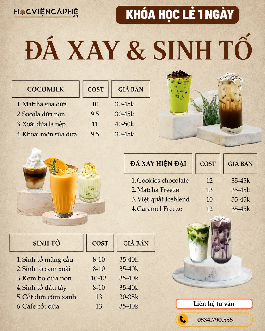 Đá Xay & Sinh Tố