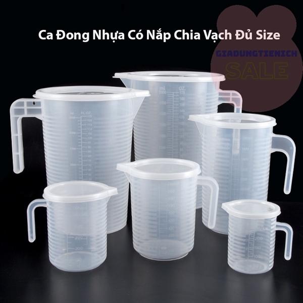 Ca định lượng 2000ml có nắp